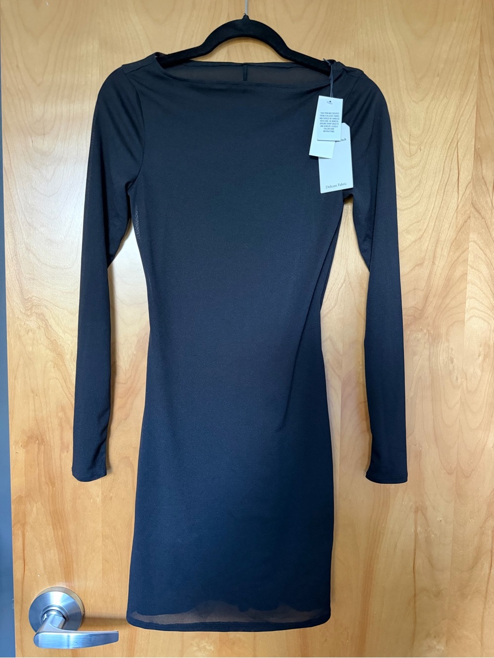 Abercrombie & Fitch Black Long-Sleeve Sheath Dress - NWT